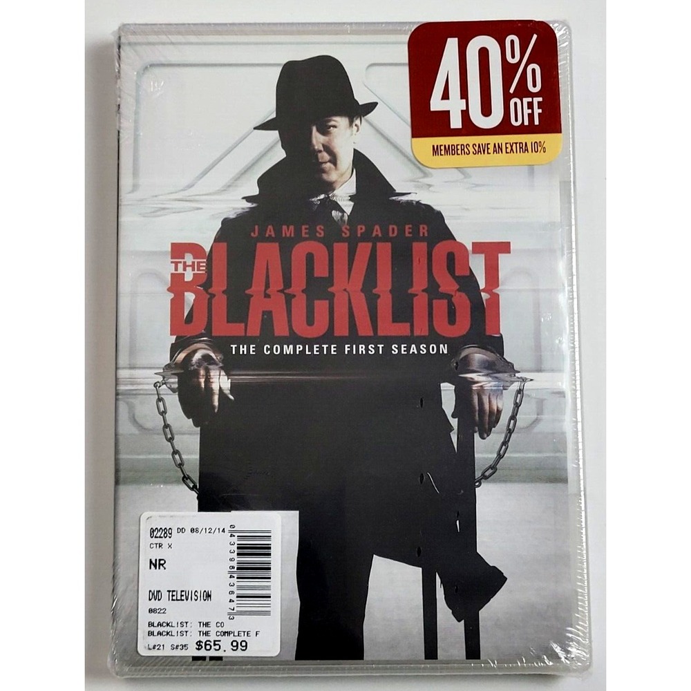 THE BLACKLIST THE COMPLETE FIRST SEASON - NEW FACTORY SEALED! DVD SET